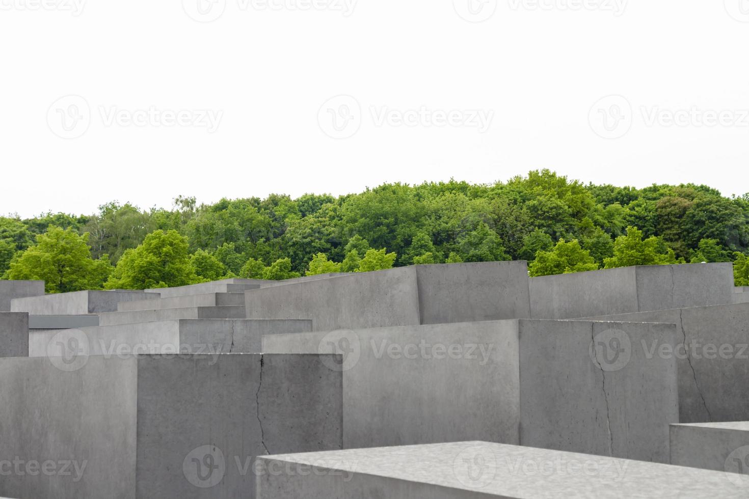 monumento memorial do holocausto judaico na cidade de berlim foto