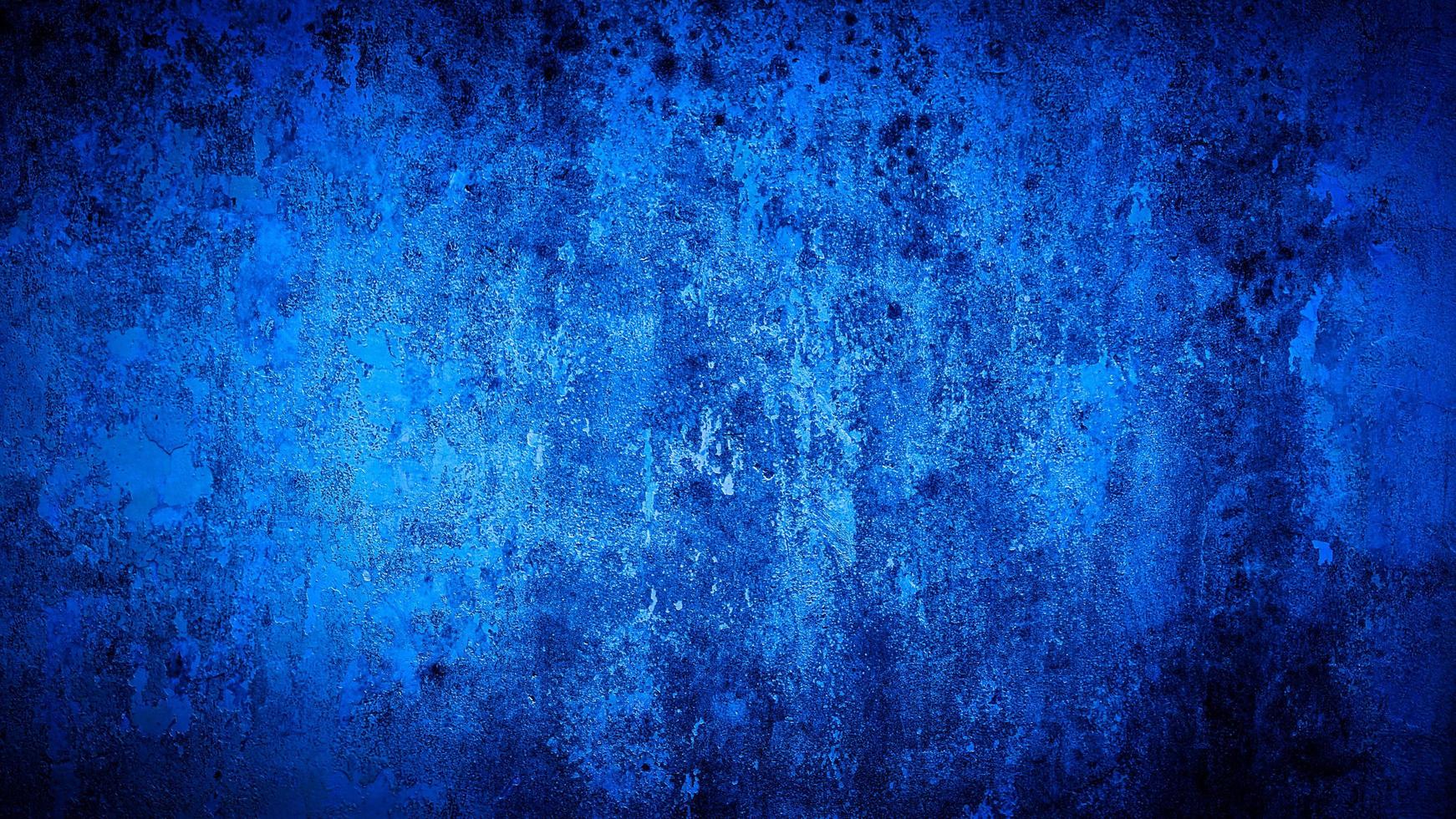 fundo grunge da cor azul da parede foto