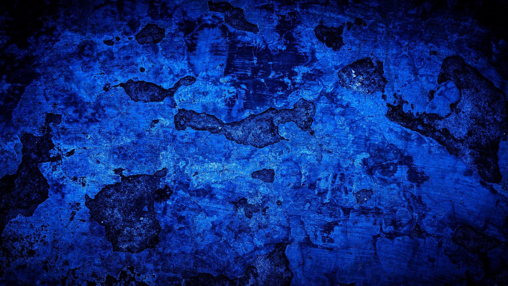 fundo do grunge da parede azul. fundo abstrato foto