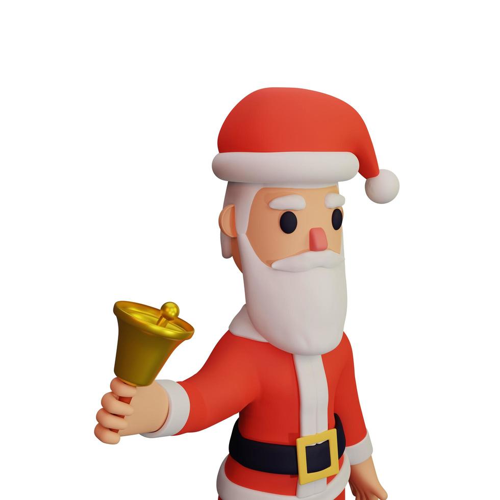 personagem de papai noel com conceito de natal e ano novo foto