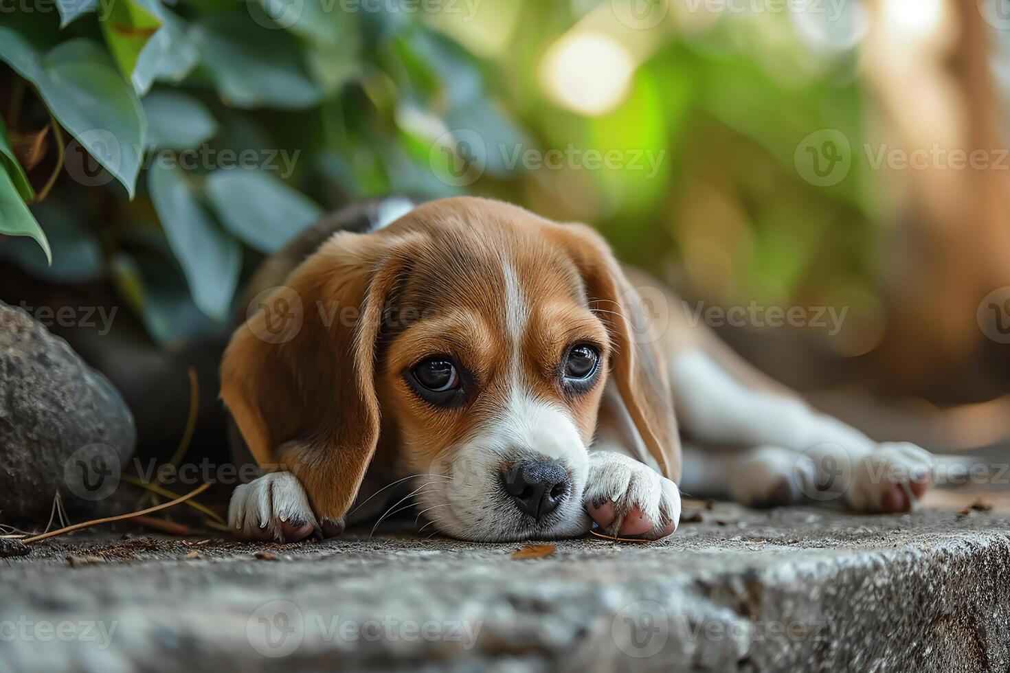 ai gerado fofa beagle cachorro cachorro foto