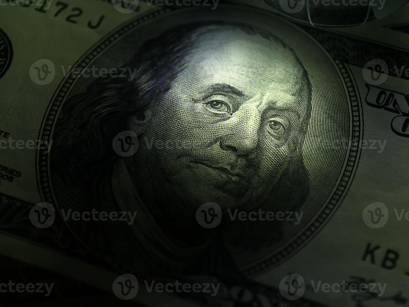 baixo chave imagem fechar acima do face em dólar foto