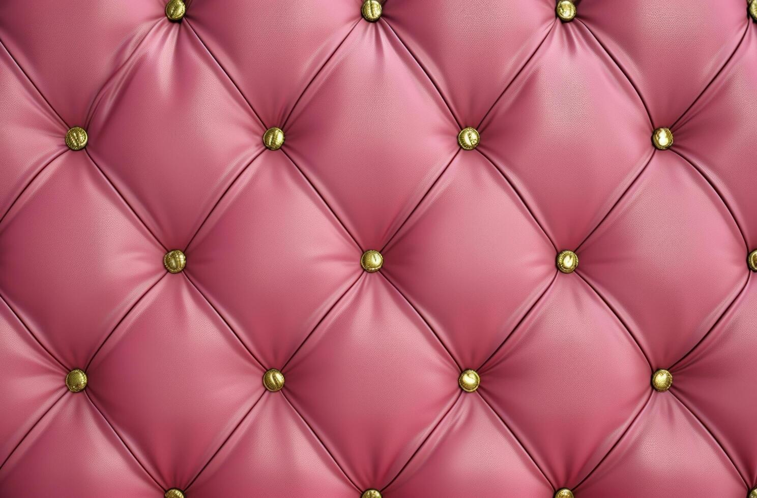 ai gerado Rosa couro fundo com costura e metal detalhes para moda Projeto foto