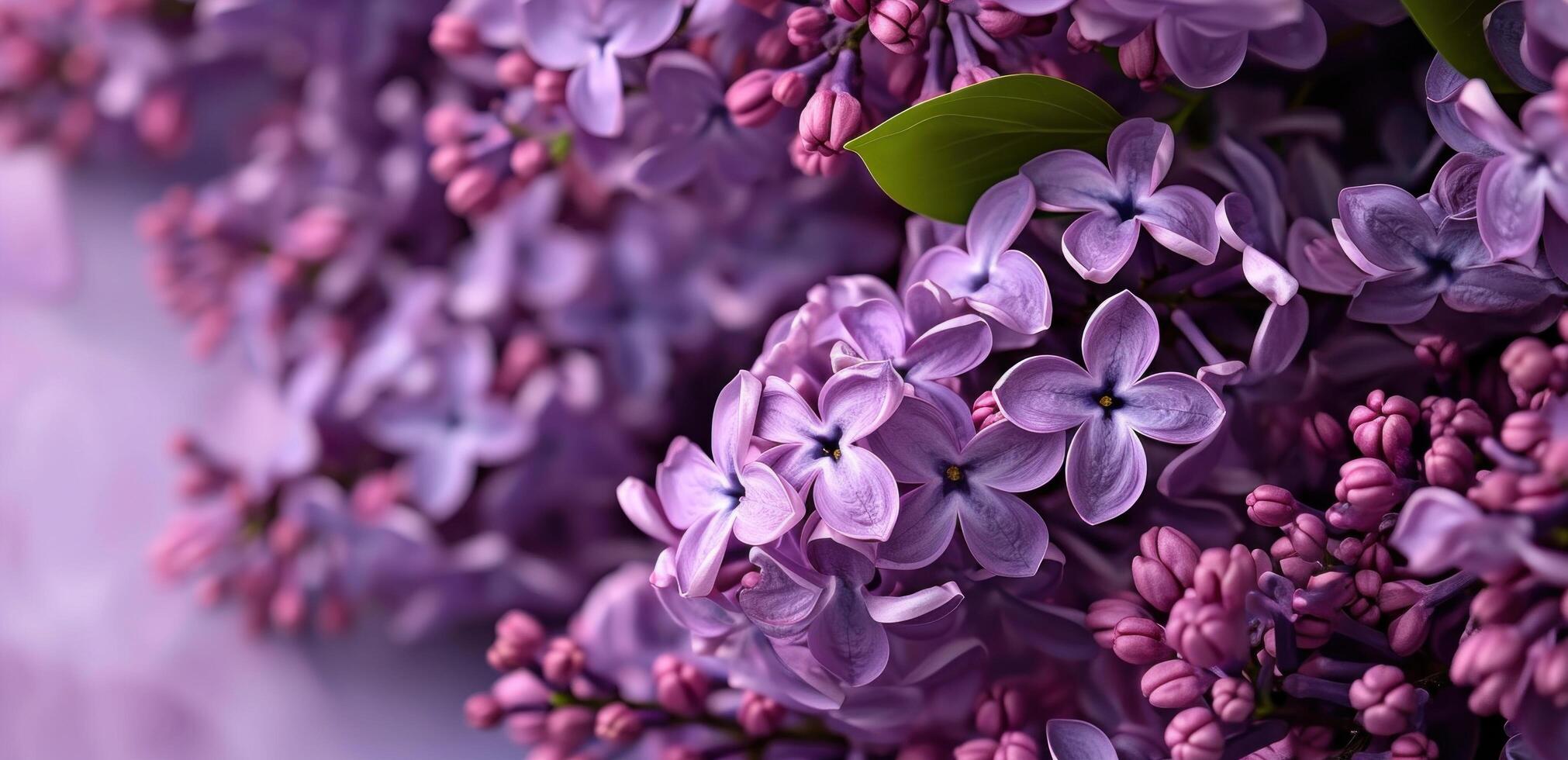 ai gerado floral roxa lilás fundo foto