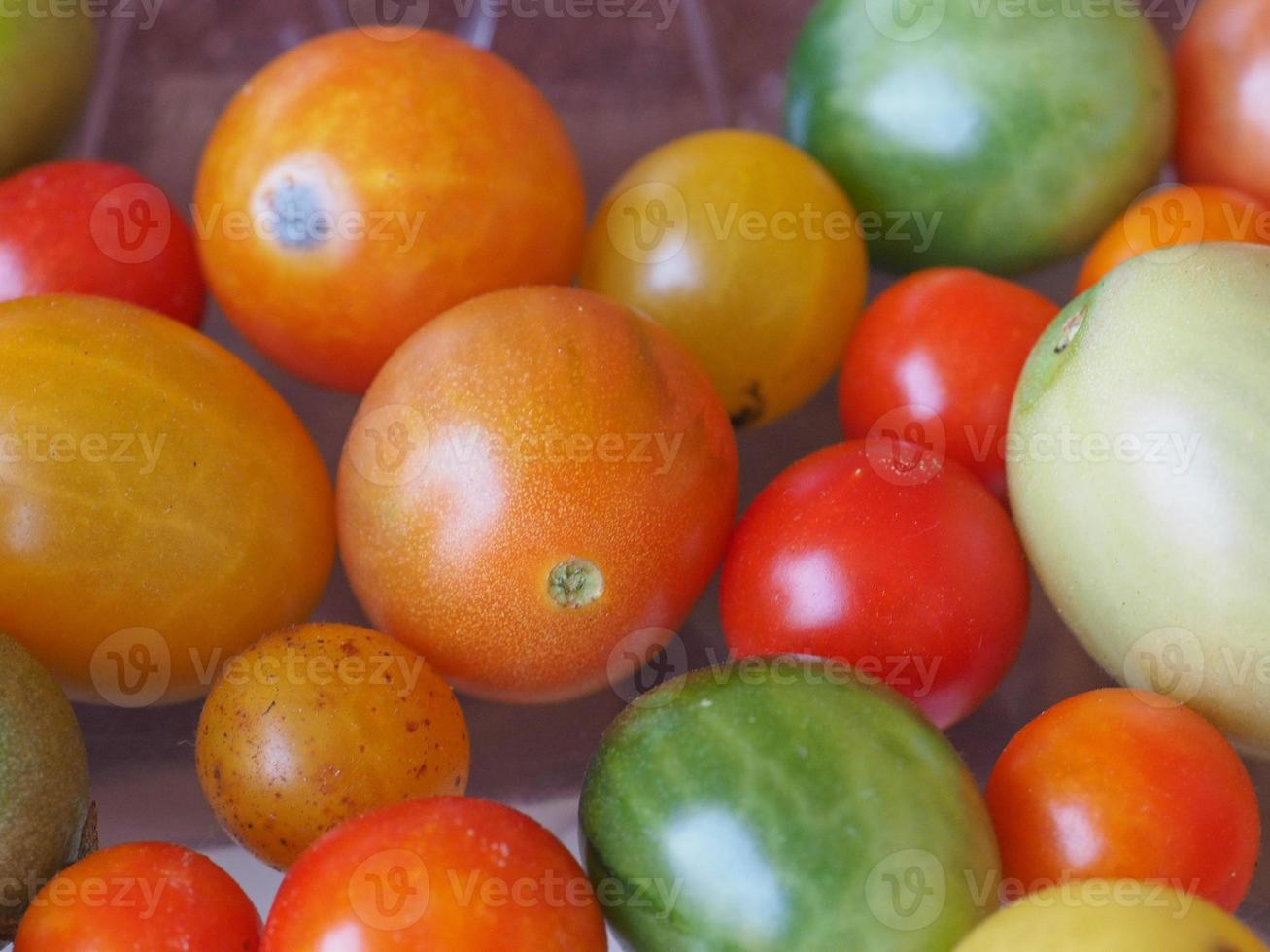 comida de vegetais de tomate foto