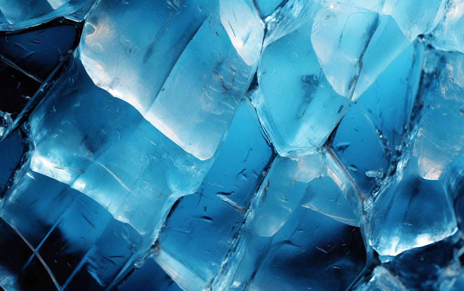 abstrato gelo fundo azul superfície com rachaduras foto