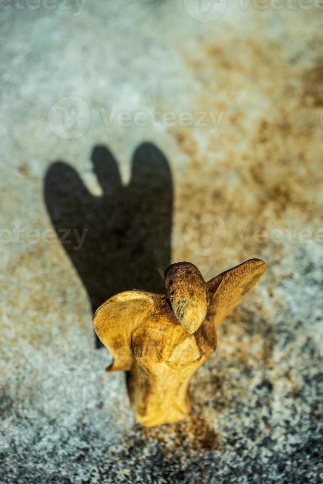 contornos em forma de anjo foto