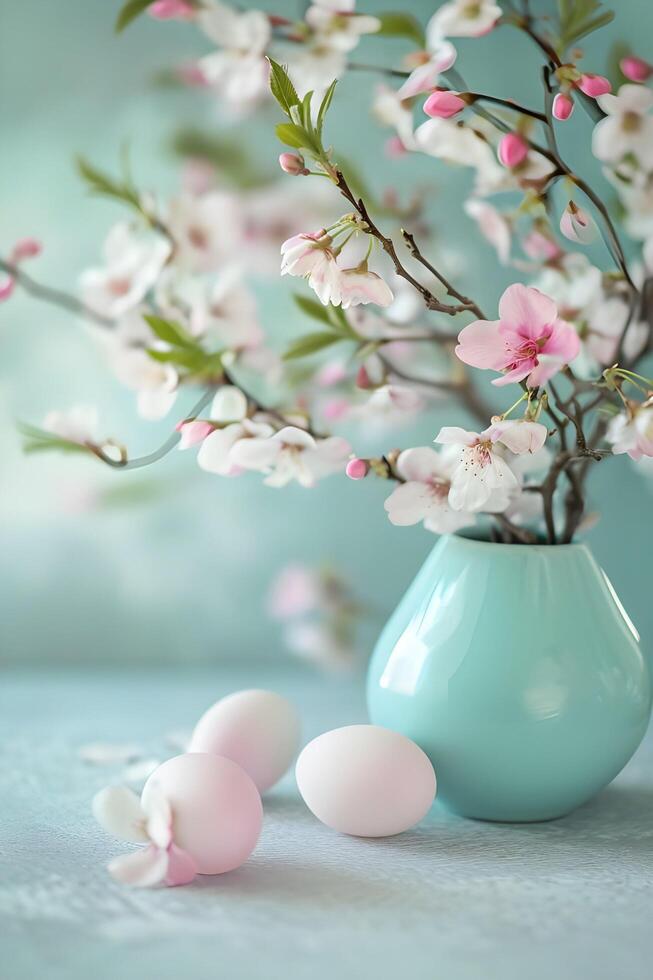 ai gerado elegância dentro flor feminino Primavera casa decoração inspiração foto