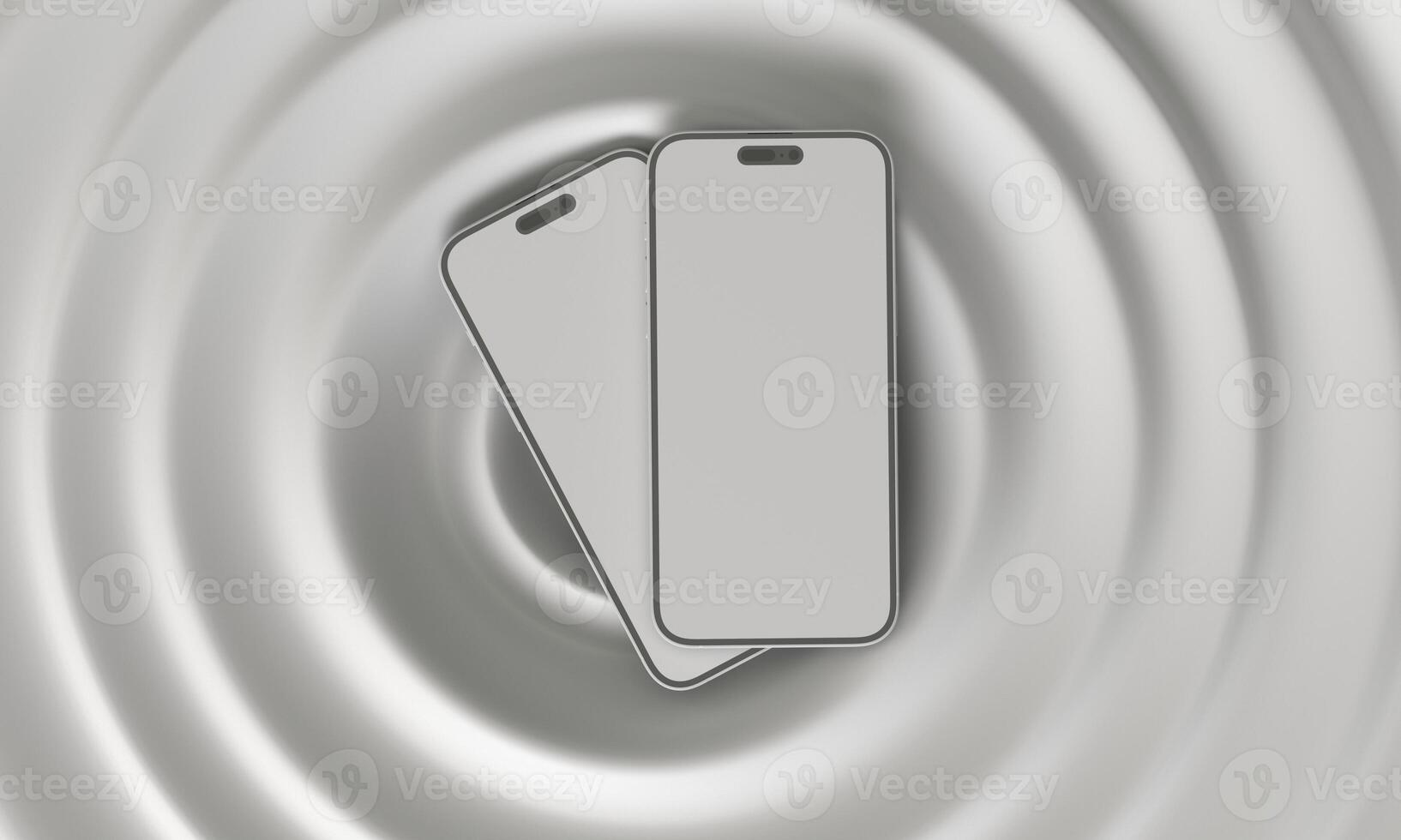 Smartphone brincar branco tela. Móvel telefone vetor isolado em branco fundo. telefone diferente ângulos Visualizações. vetor ilustração foto