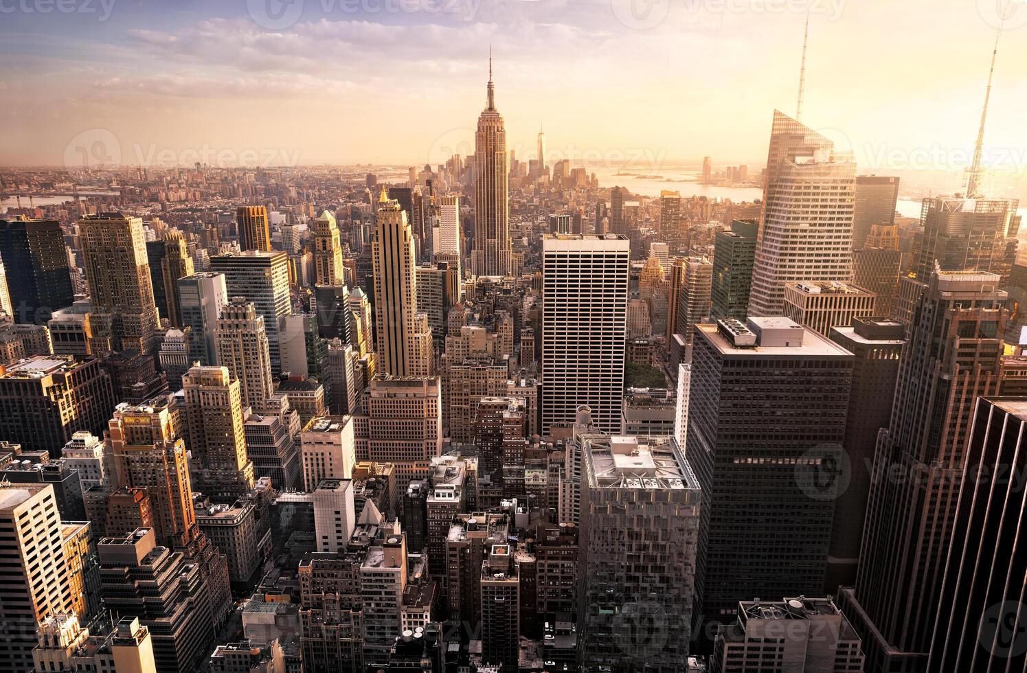 skyline da cidade de nova york foto