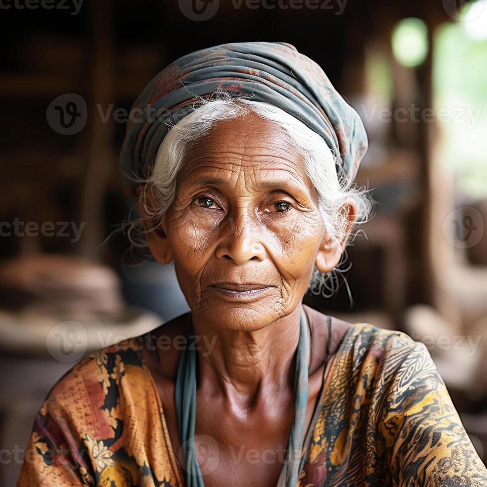 ai gerado idosos indiano mulher. mulher dia. tradição e cultura. foto