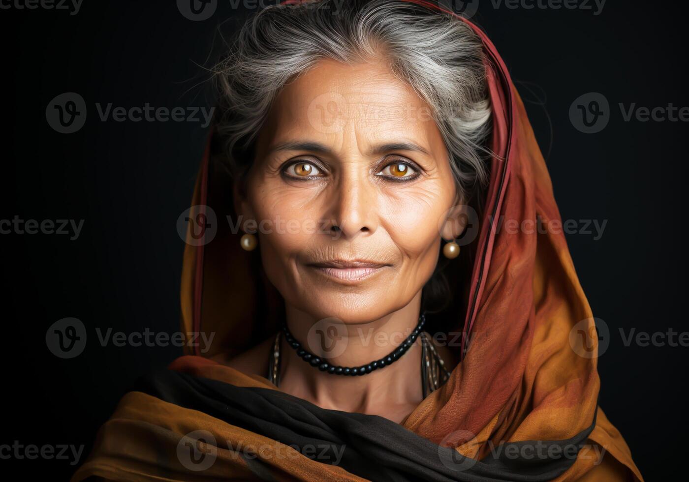 ai gerado idosos indiano mulher. mulher dia. tradição e cultura. foto