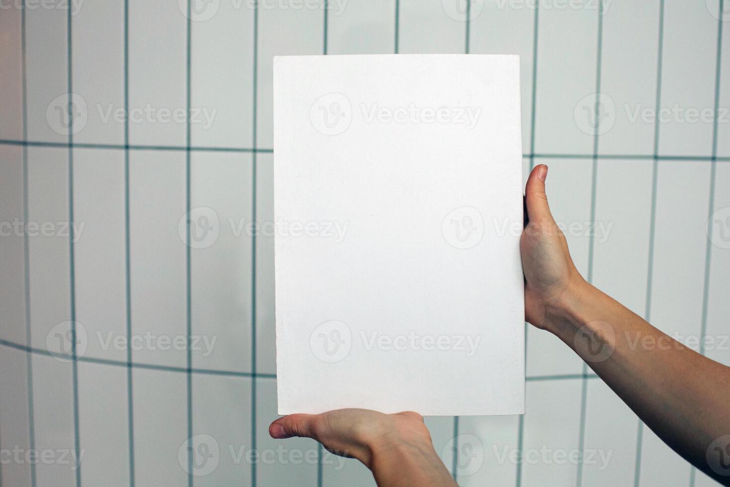 esvaziar papel brincar, simples Folha do papel modelo foto