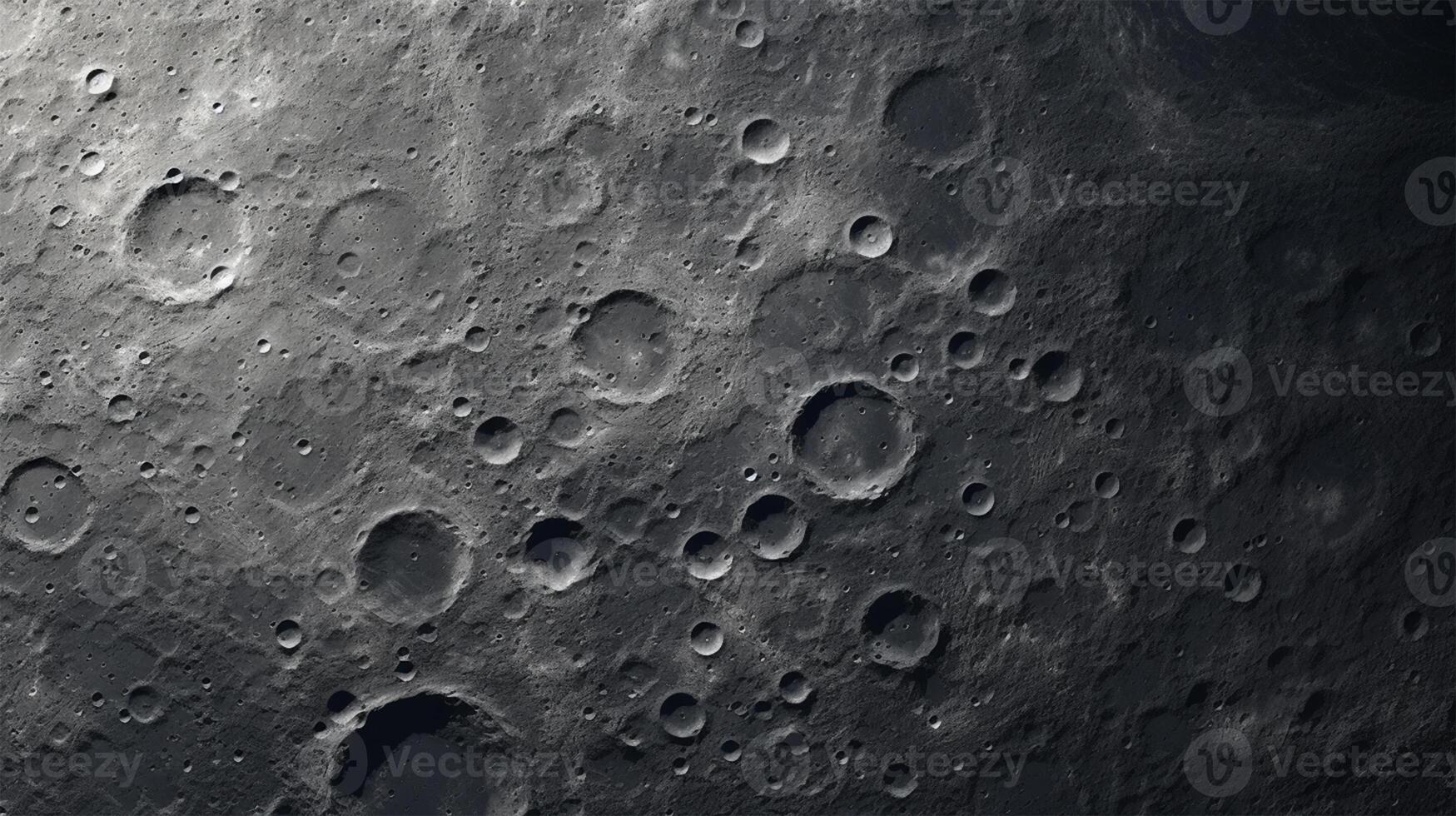 ai gerado Luna lua superfície textura fundo foto