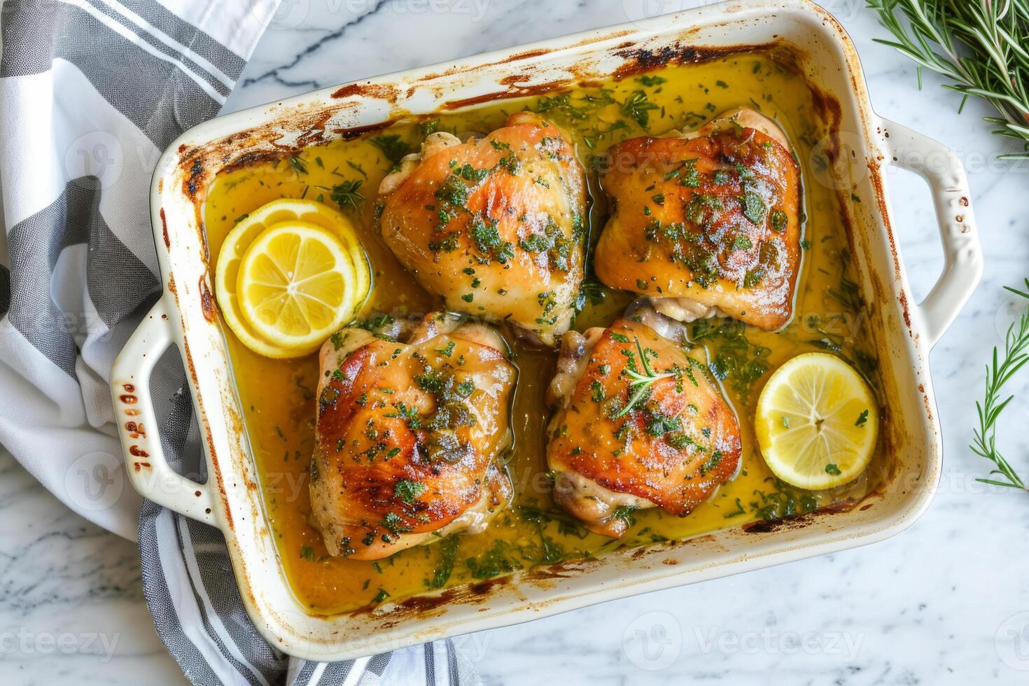 ai gerado querida mostarda envidraçado frango coxas. saboroso Comida dentro ásia estilo. generativo ai foto