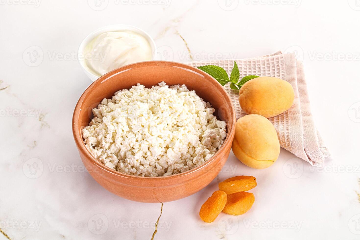 chalé queijo com Damasco e creme foto