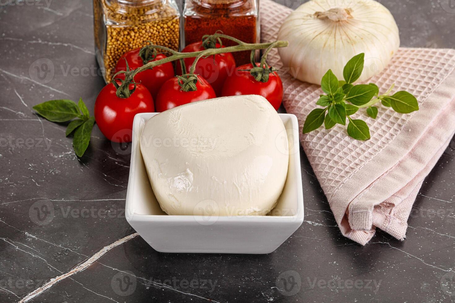 italiano queijo mozzarella búfalo bola foto