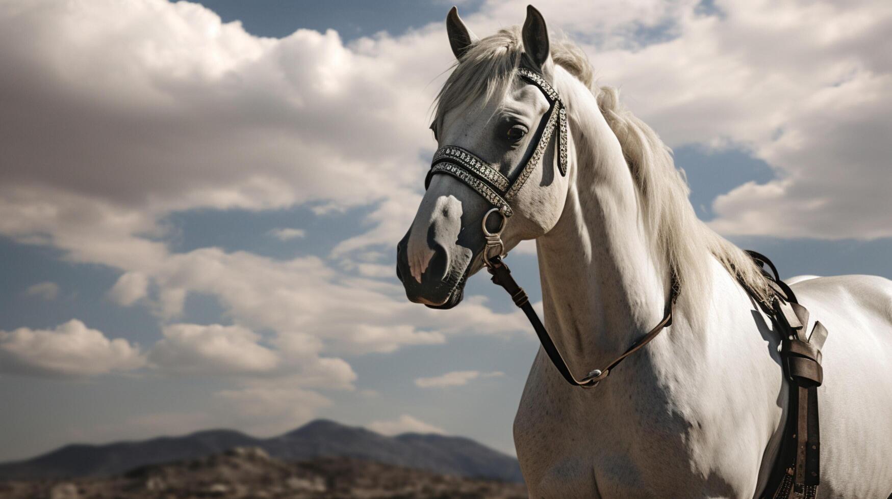 ai gerado cavalo Alto qualidade imagem foto