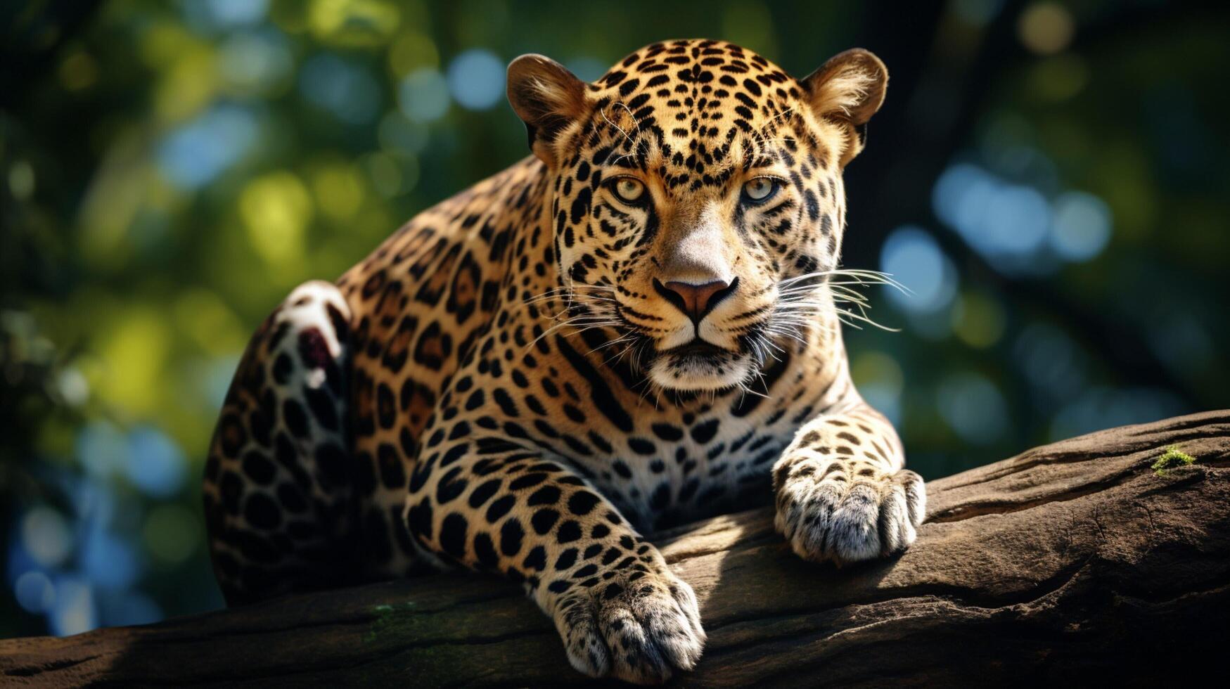 ai gerado jaguar Alto qualidade imagem foto