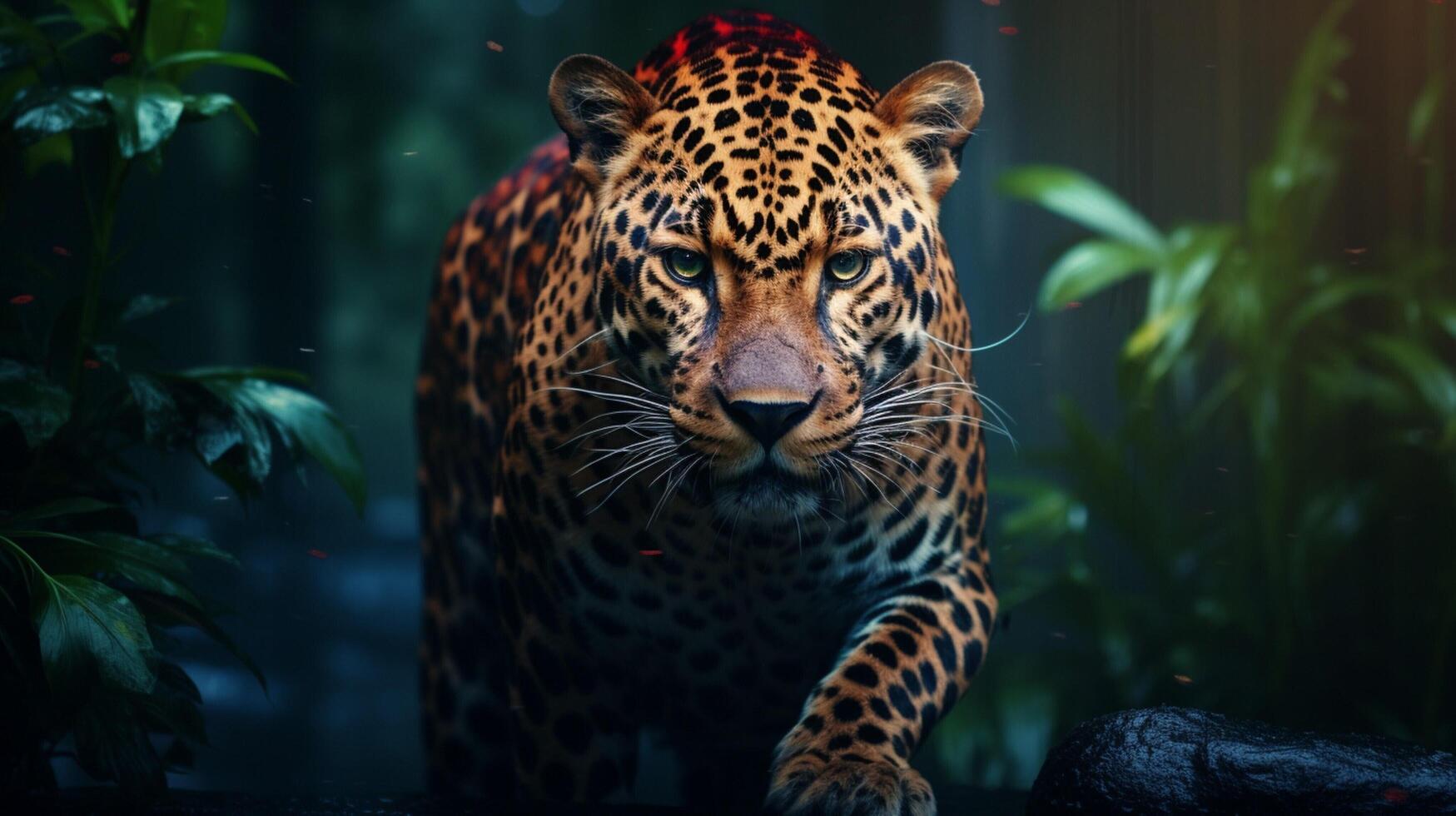 ai gerado jaguar Alto qualidade imagem foto