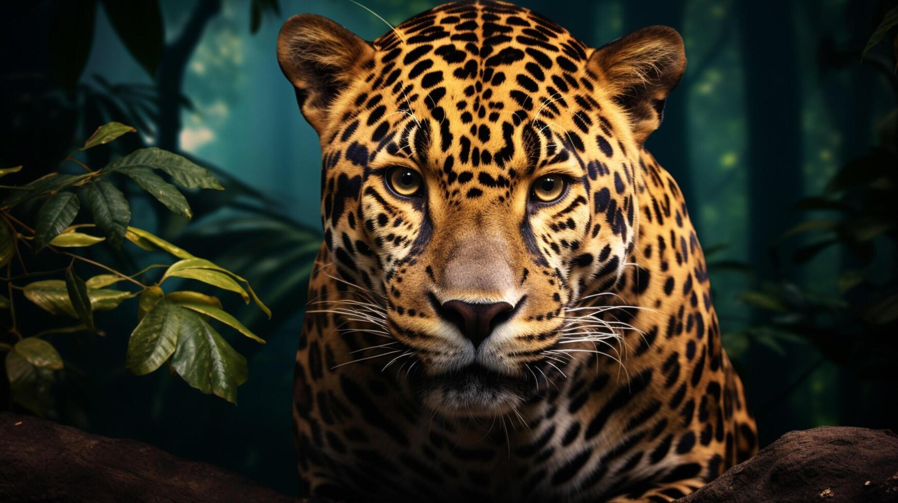 ai gerado jaguar Alto qualidade imagem foto