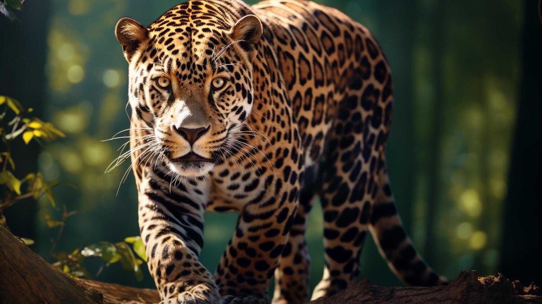 ai gerado jaguar Alto qualidade imagem foto