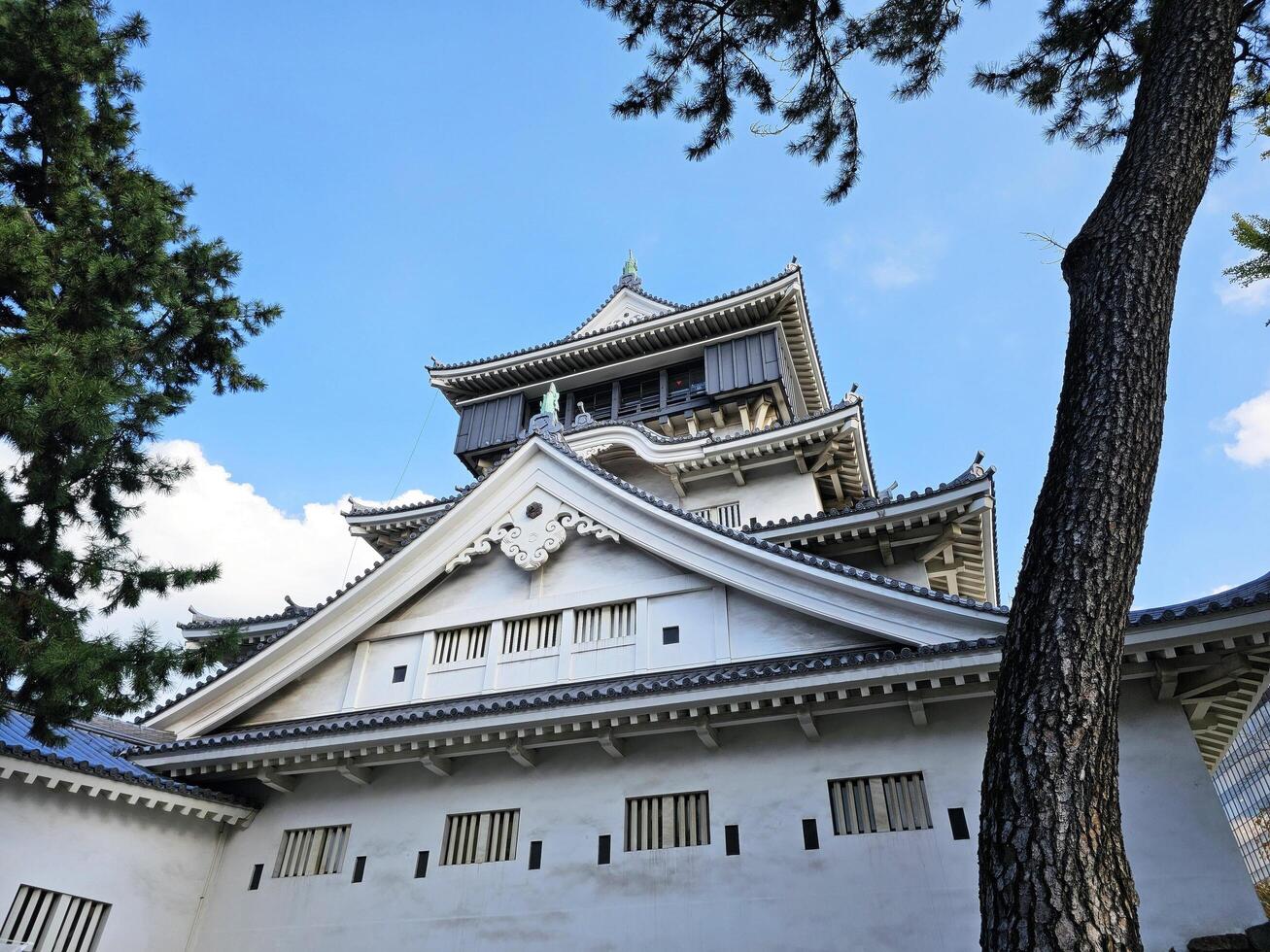 kitakyushu, Japão novembro 15, 2023 kokura castelo é antigo castelo dentro kitakyushu, Japão. isto estava construído dentro 1602. foto