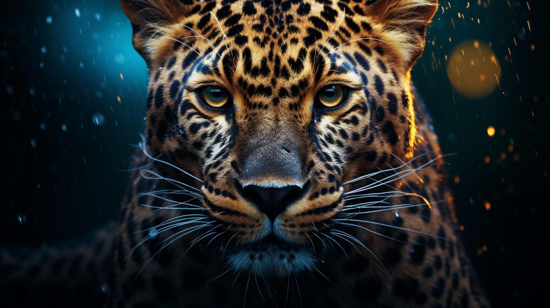 ai gerado leopardo Alto qualidade imagem foto