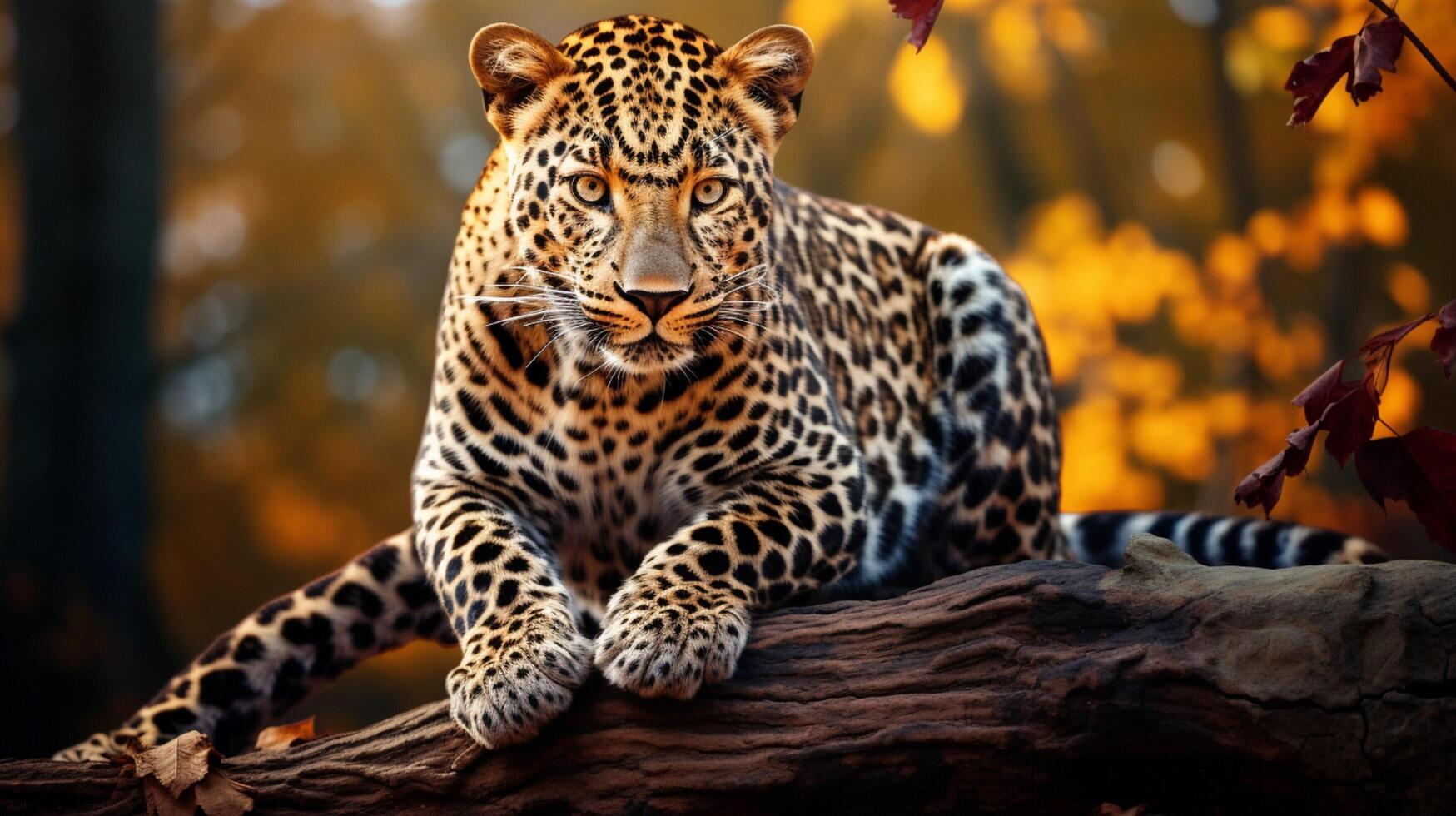 ai gerado leopardo Alto qualidade imagem foto