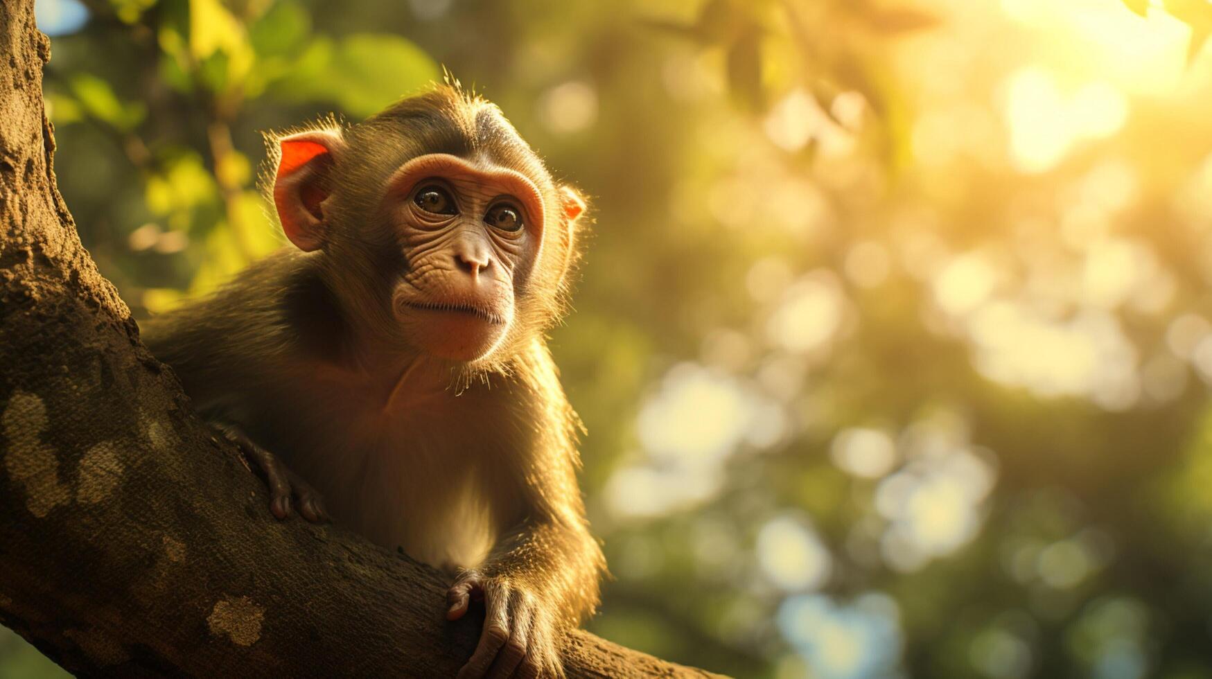 ai gerado macaco Alto qualidade imagem foto