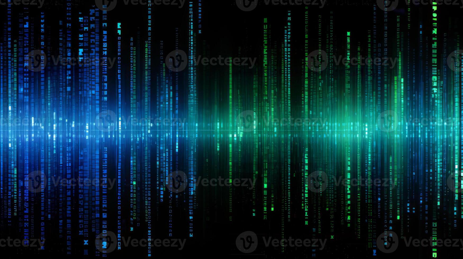 ai gerado tecnologia luz listras comovente borrado fundo com cópia de espaço. abstrato digital tecnologia linhas embaçado fundo. foto