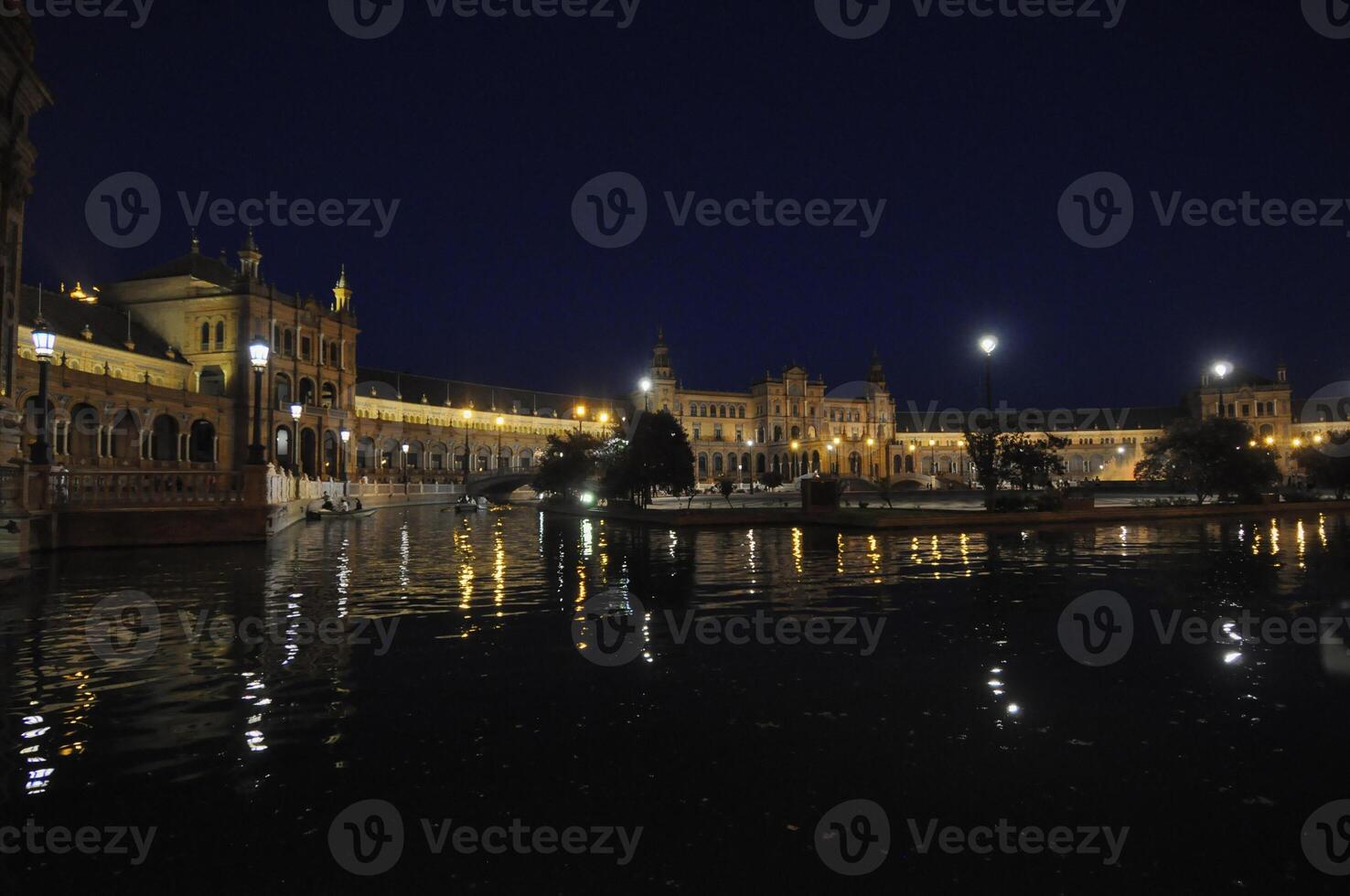 praça de espana dentro sevilla foto