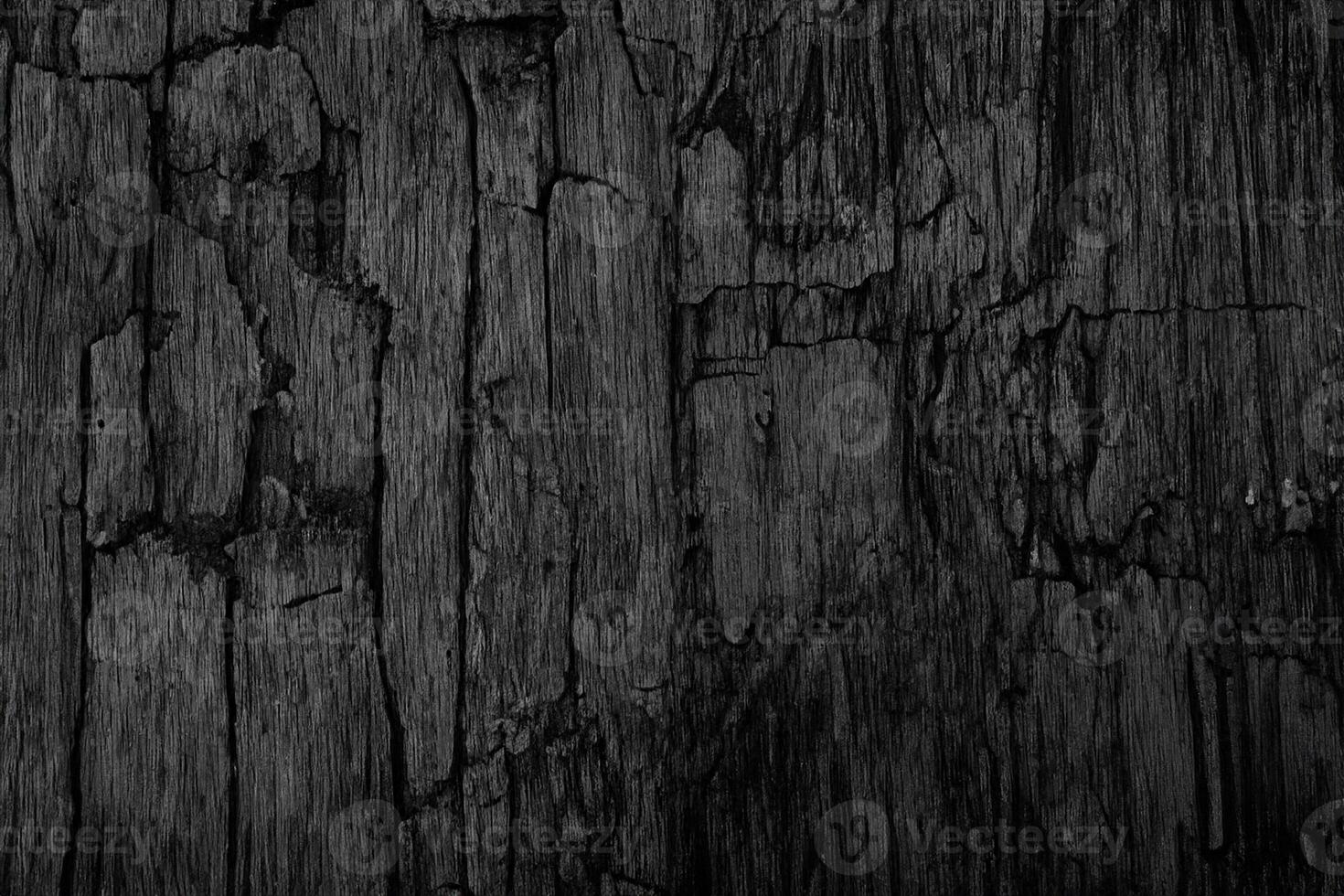 fundo de textura de madeira preta em branco para design foto