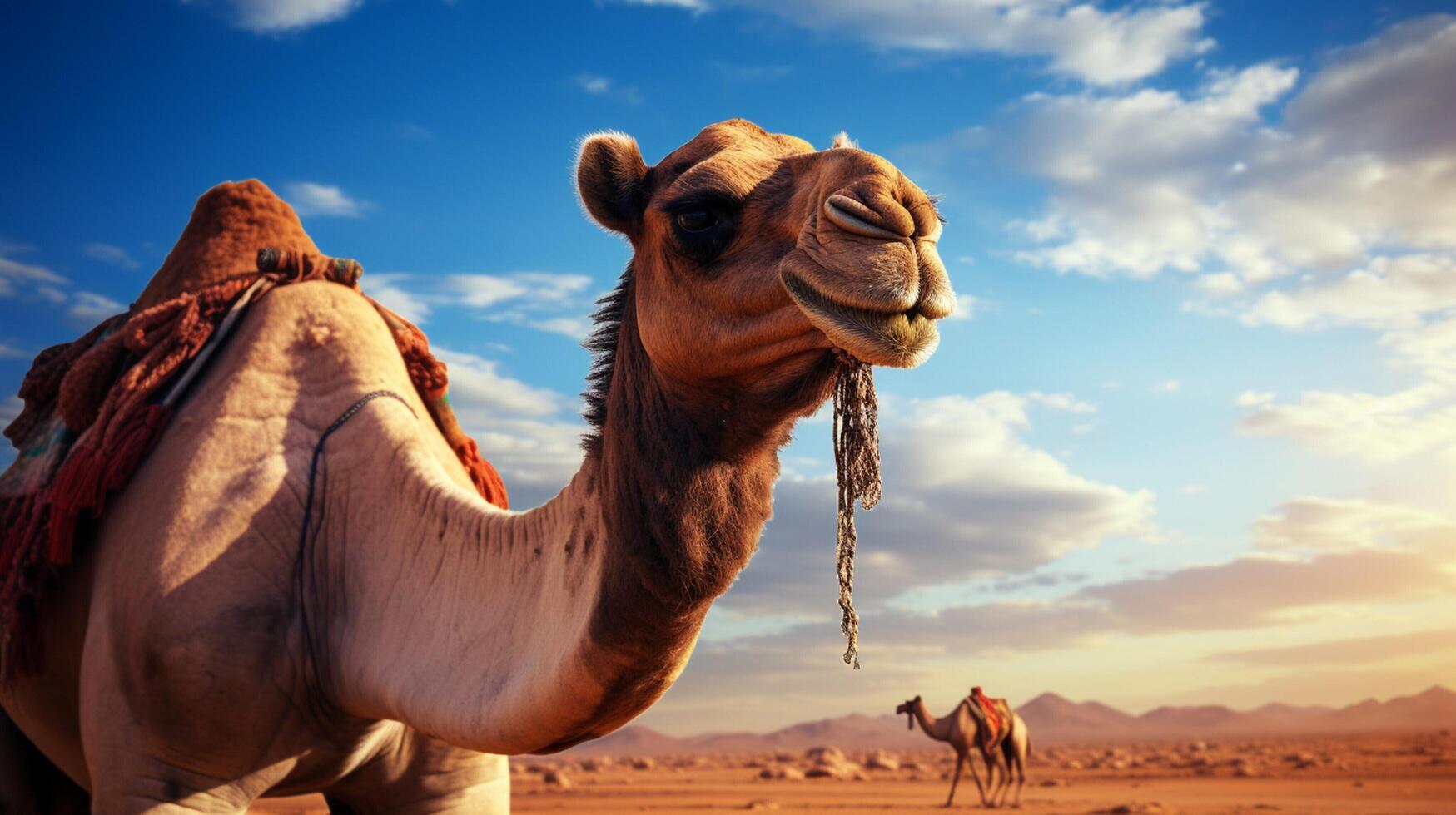 ai gerado camelo Alto qualidade imagem foto