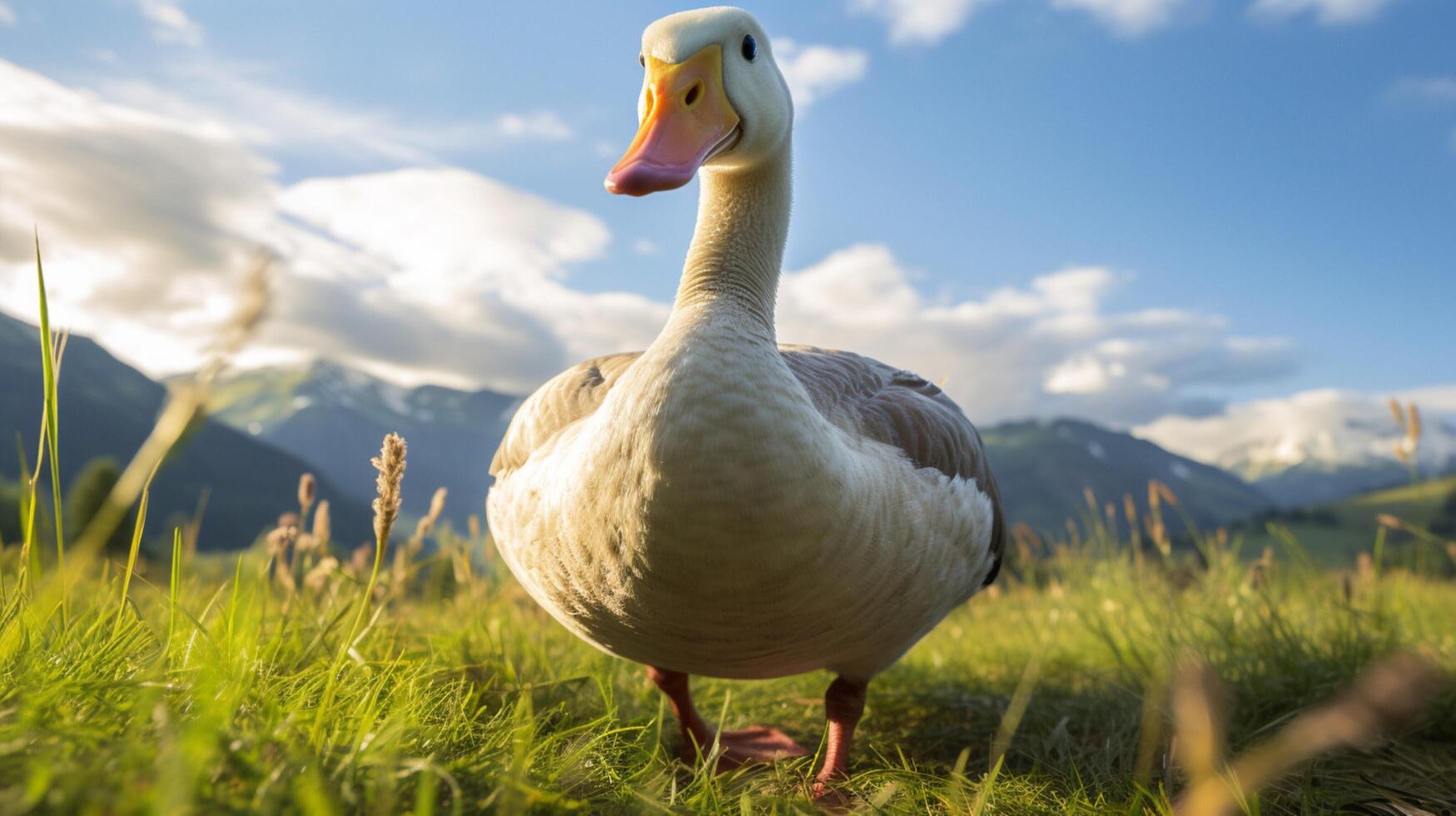 ai gerado Ganso Alto qualidade imagem foto