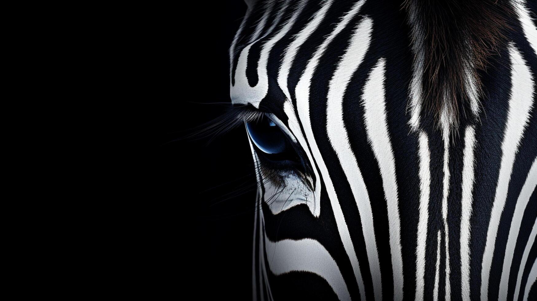 ai gerado zebra listras fundo foto