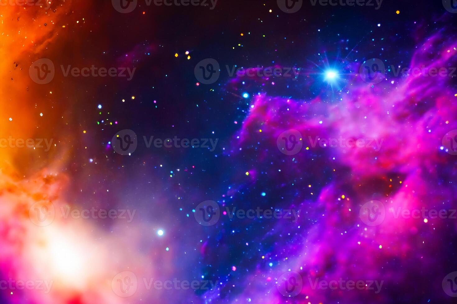 ai gerado nebulosa espaço fundo foto