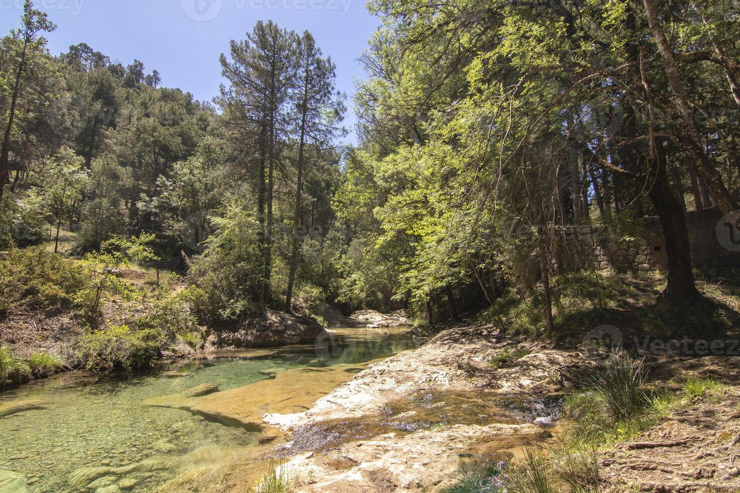 paisagens e trilhas do a lindo natureza do a serra de Cazorla, Jaén, Espanha. natureza período de férias conceito. foto