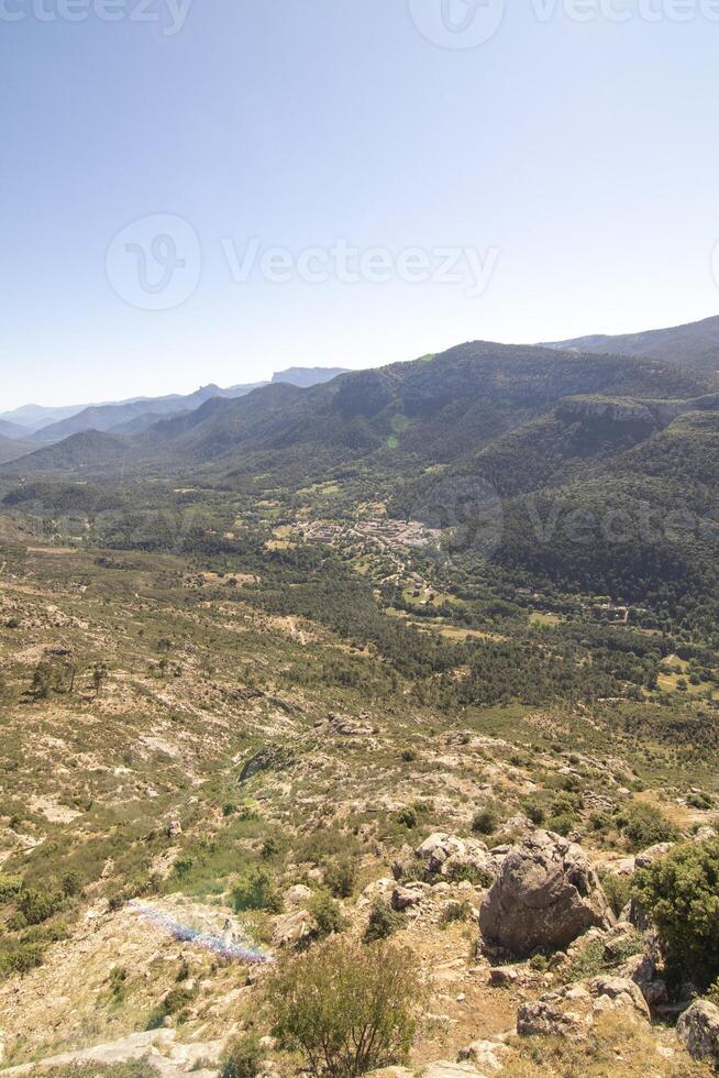 paisagens e trilhas do a lindo natureza do a serra de Cazorla, Jaén, Espanha. natureza período de férias conceito. foto