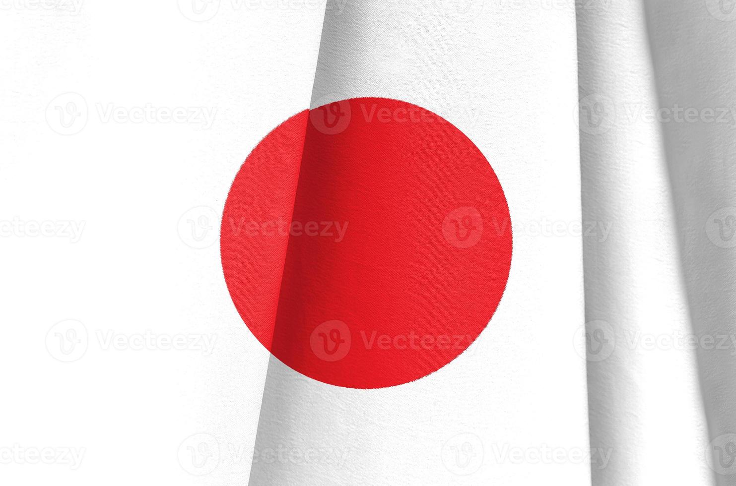 bandeira de tecido do japão foto