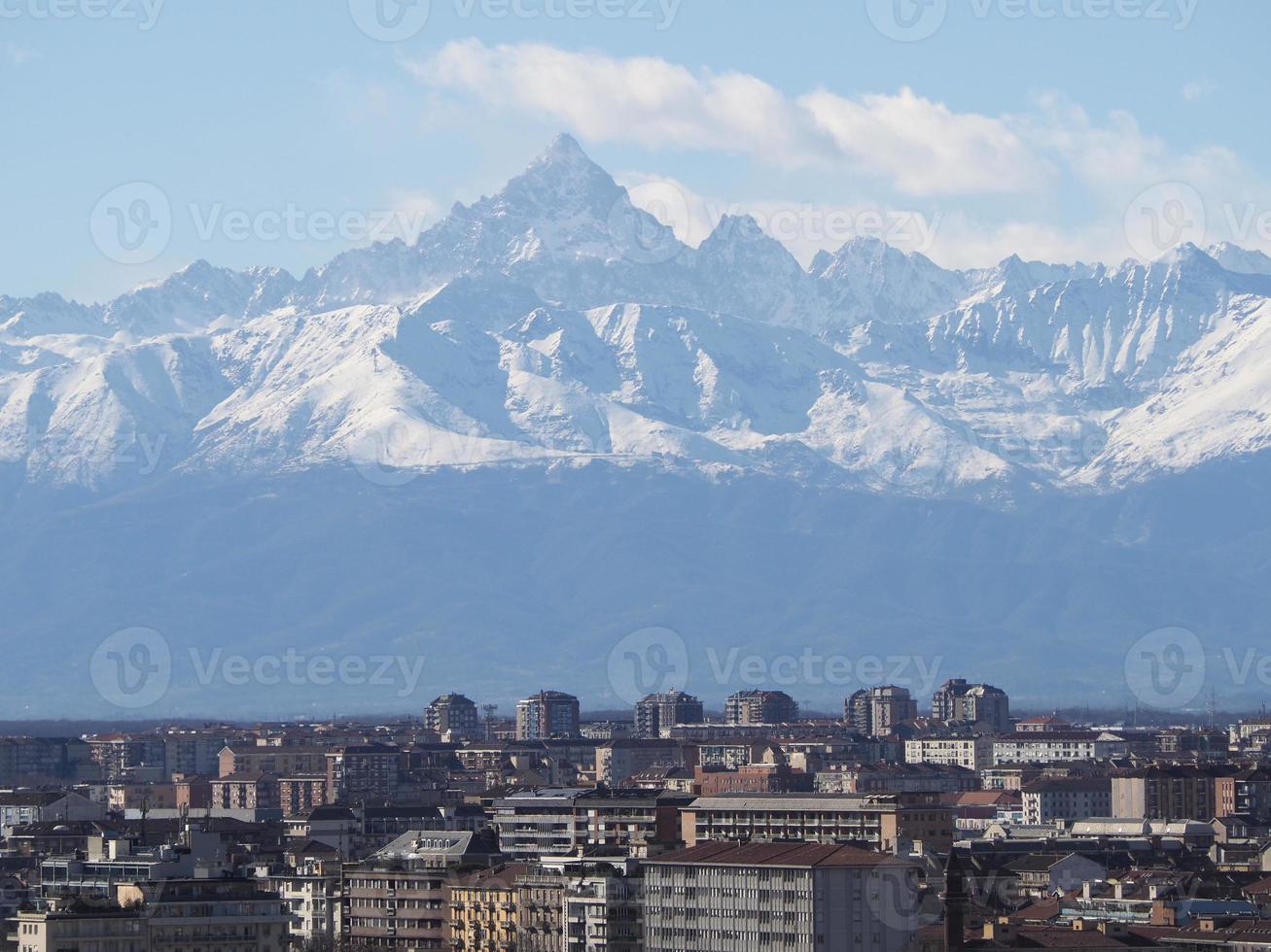 montanha monviso monte viso foto