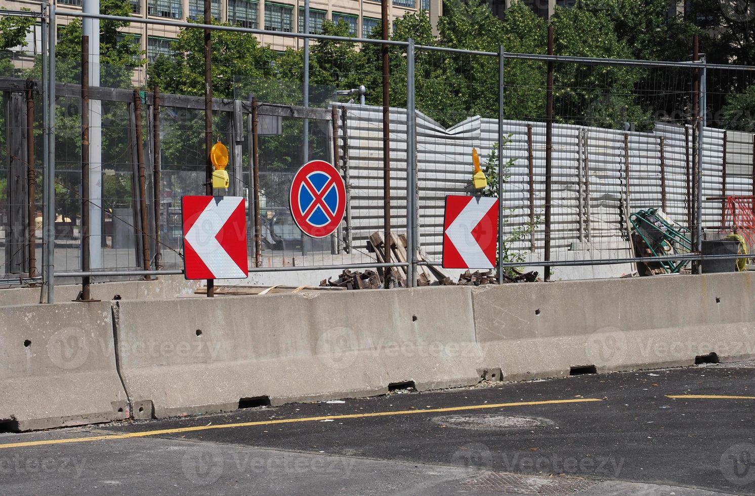 obras rodoviárias construção local foto