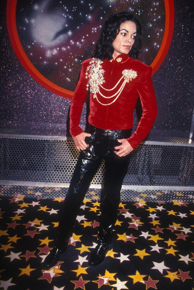 Michael jackson cera figura às a Senhora tousseaud celebridade encontro às a veneziano hotel dentro las vegas, nv em Julho 22, 1999 2009 foto