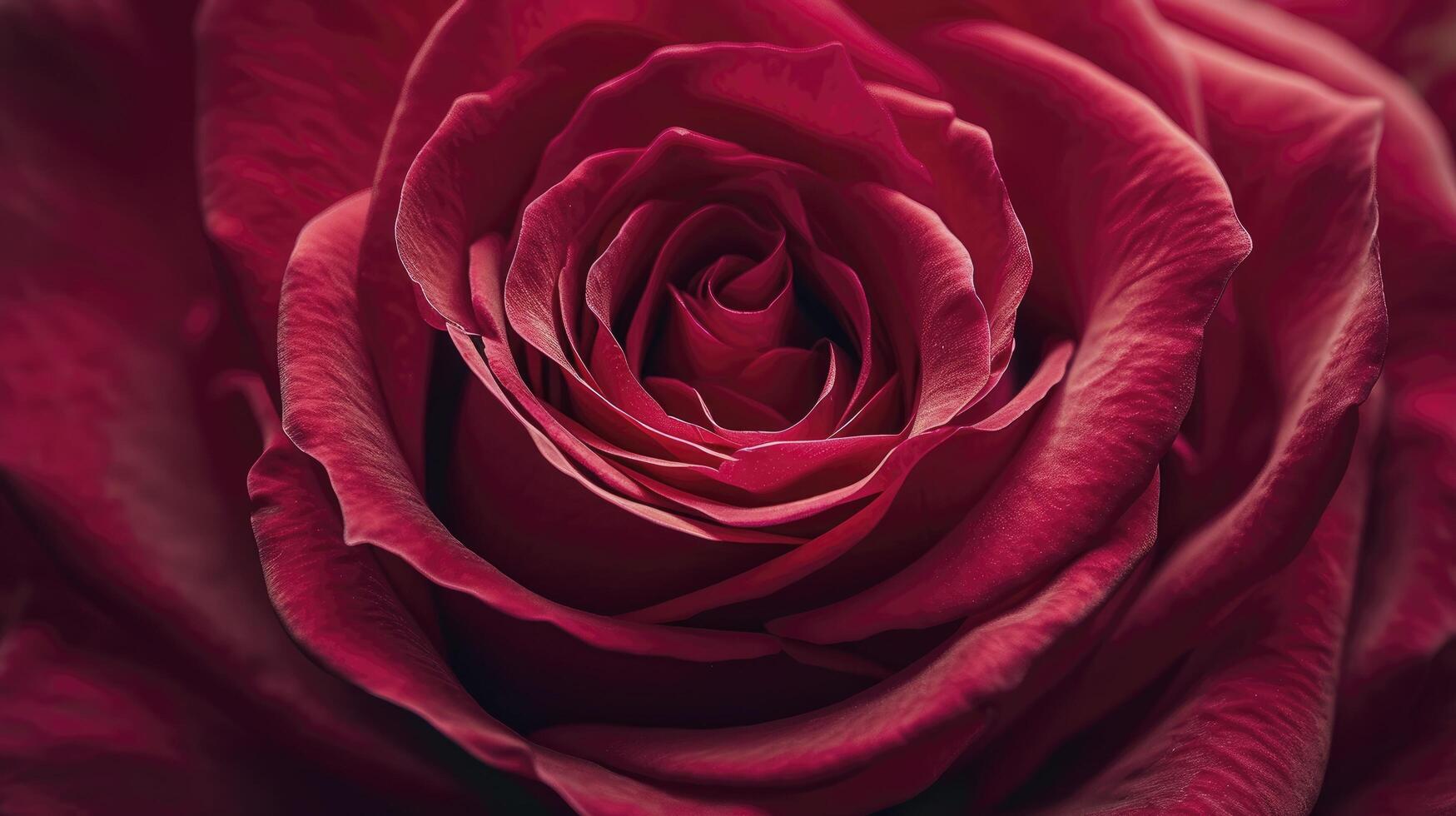 ai gerado vermelho rosa fechar acima topo Visão foto