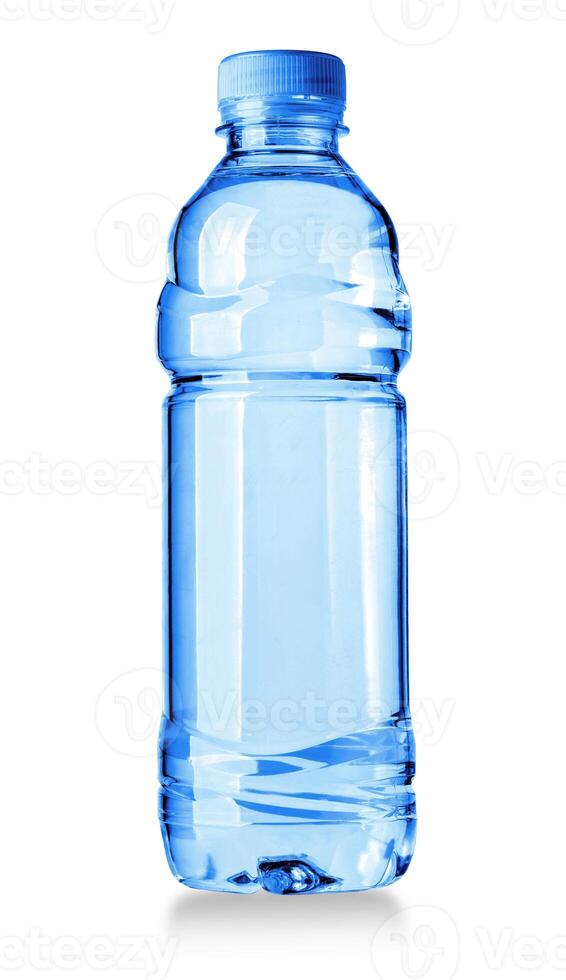 garrafa de água azul foto