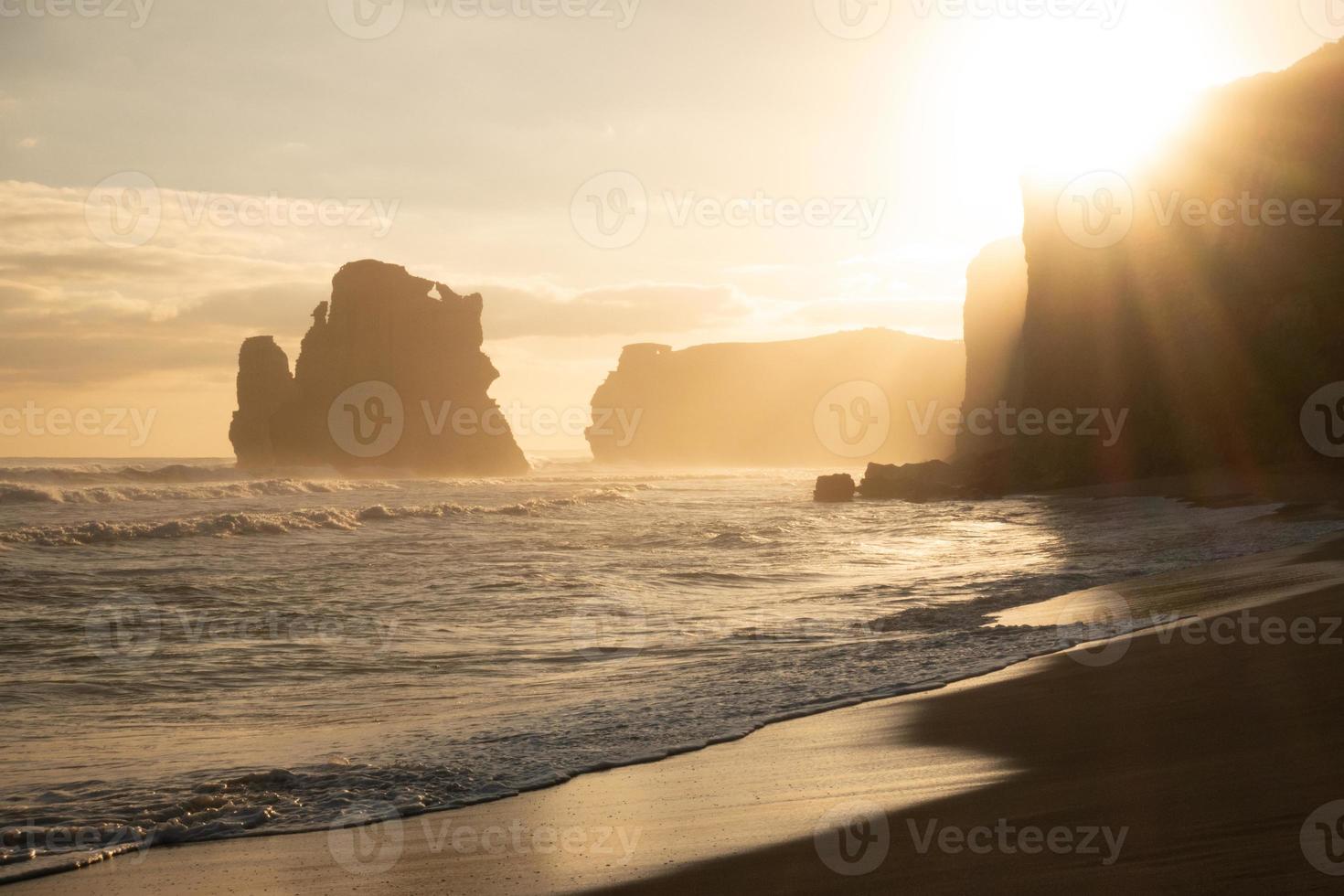 a praia na escadaria de gibson foto