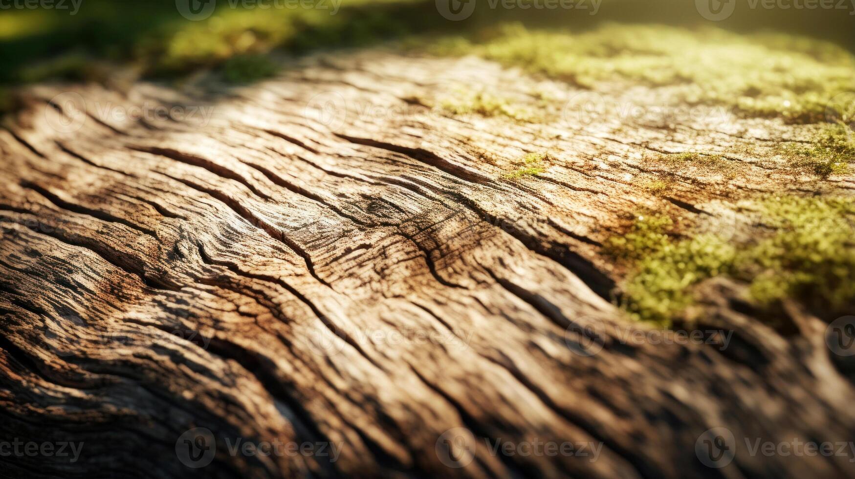 ai gerado texturizado madeira latido fechar-se foto