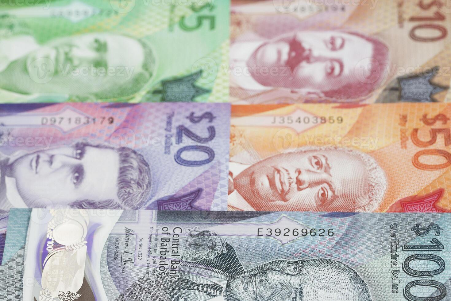 barbadiana dólar uma o negócio fundo foto