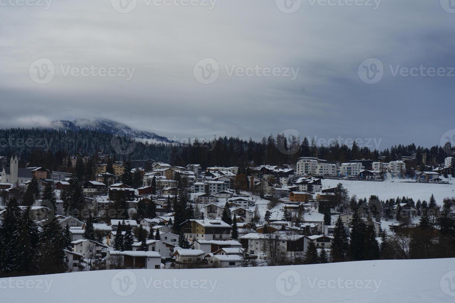 uma Nevado panorama foto