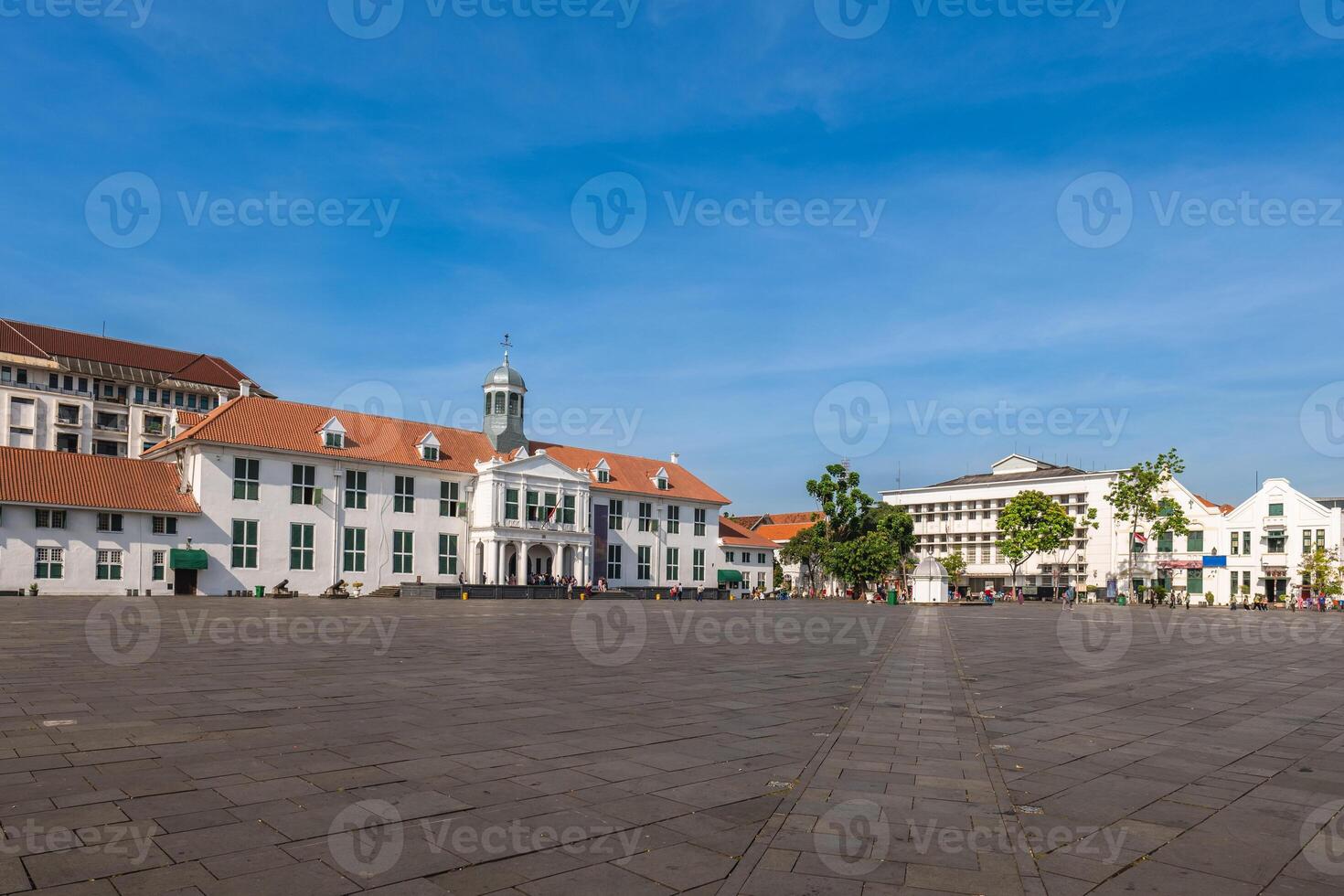 Jacarta história museu, também conhecido como Fatahillah museu ou batavia museu, dentro a velho Cidade do Jacarta, Indonésia foto